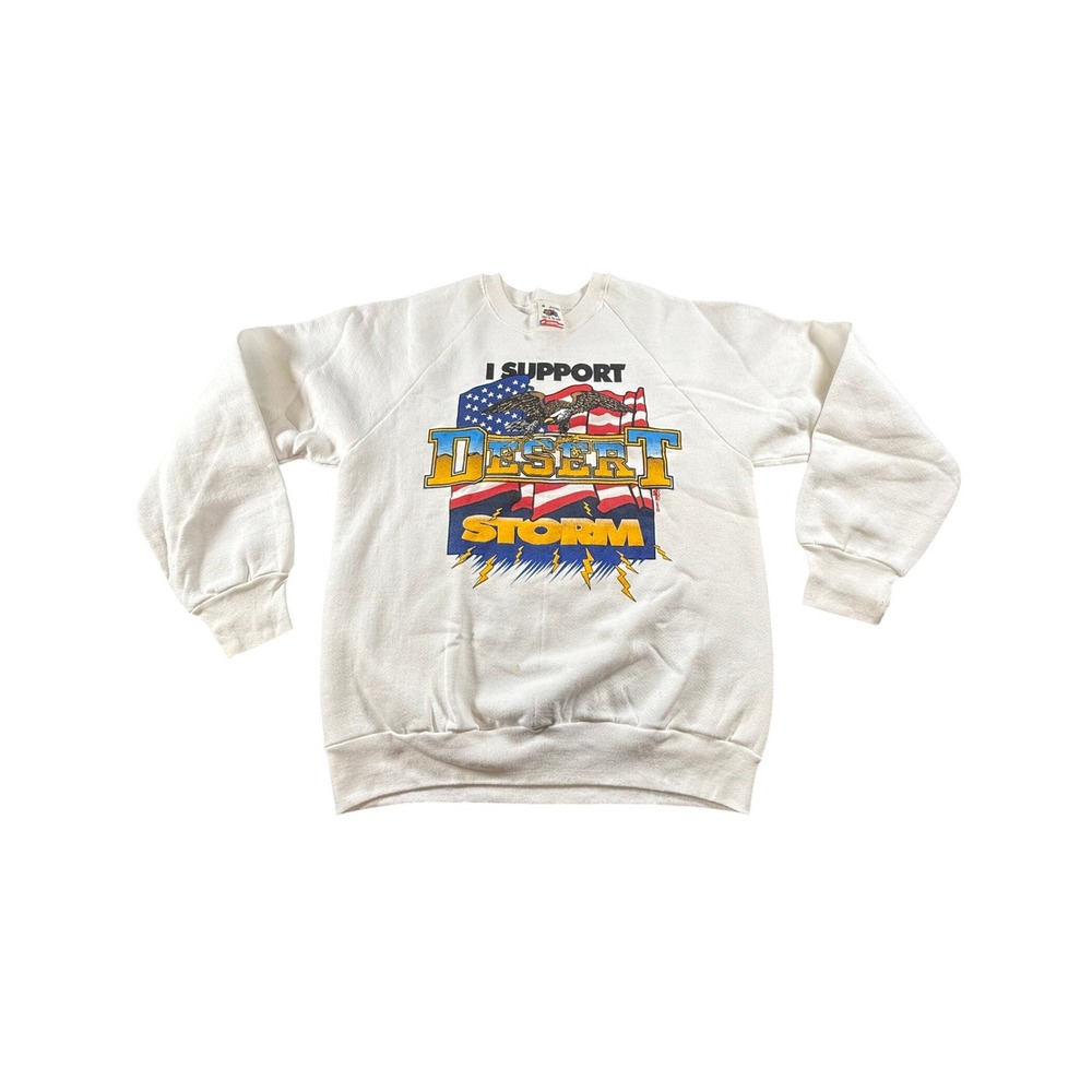 Vtg 90s Operation Desert Storm Crewneck sweatshirt Fruit of the loom Size M